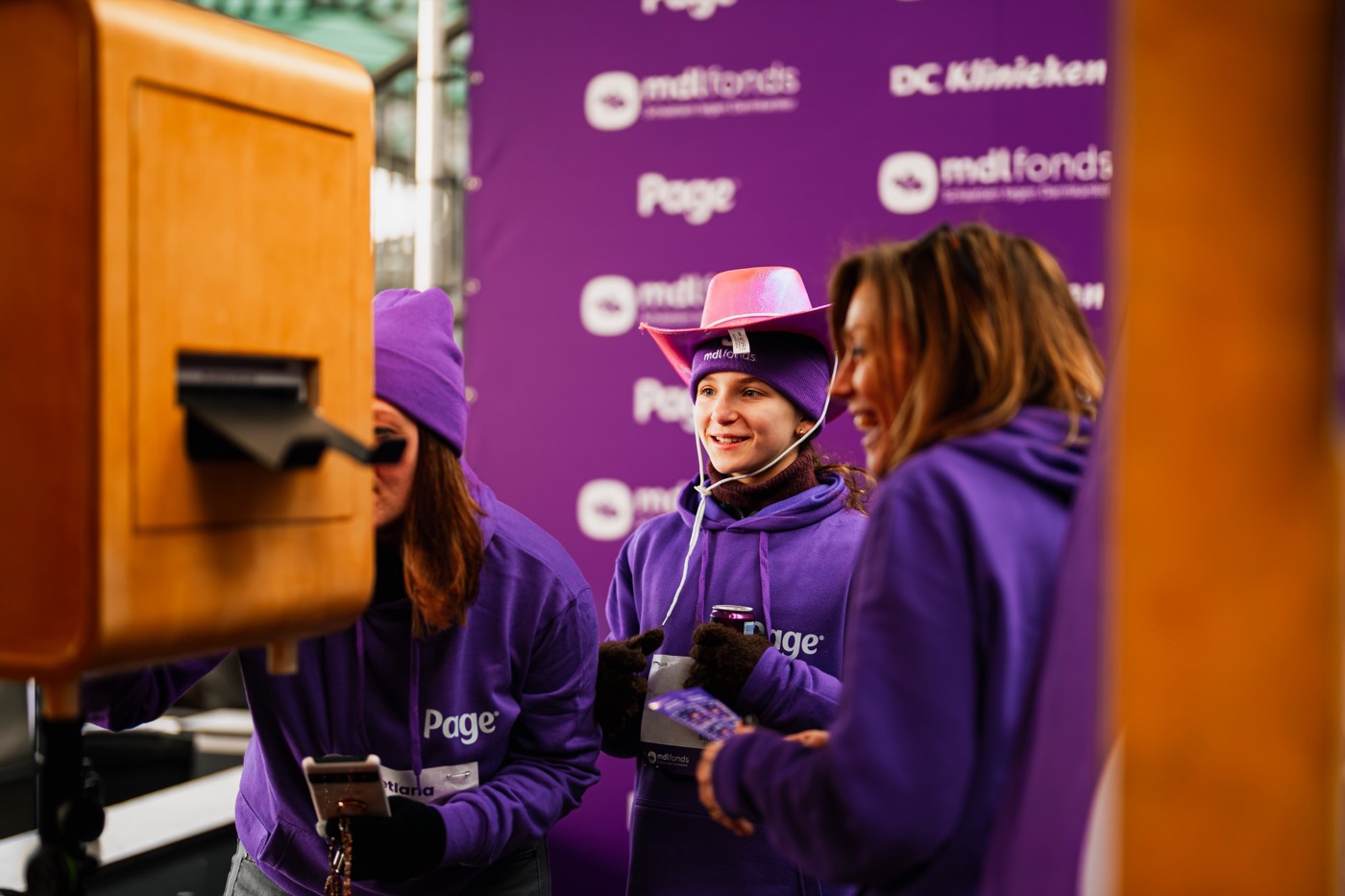 Premium booth opstelling in zakelijke setting