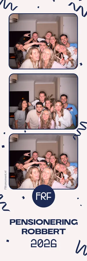 Fotostrip robbert - Flitsmoment photobooth