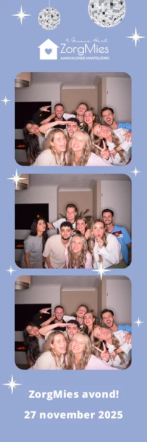 Fotostrip zorgmies - Flitsmoment photobooth